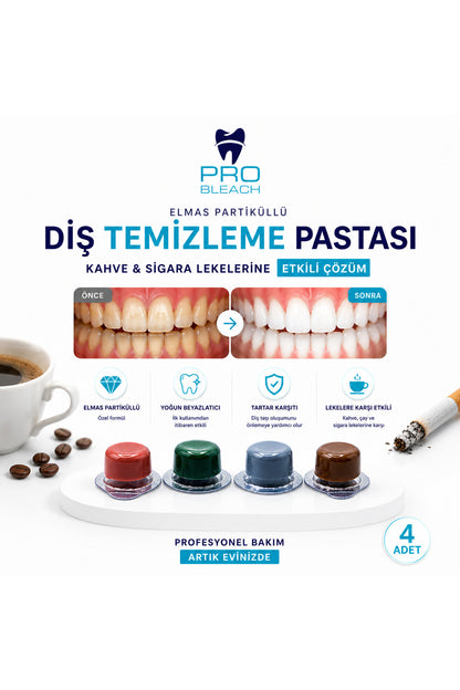 GlowCare Elmas Partiküllü Pasta 4'lü